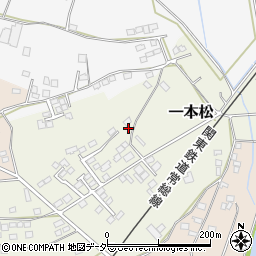 茨城県筑西市一本松1130周辺の地図