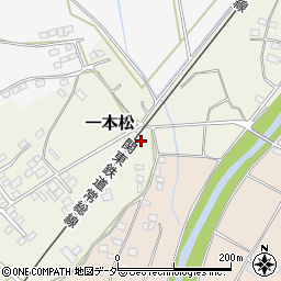 茨城県筑西市一本松1148-1周辺の地図