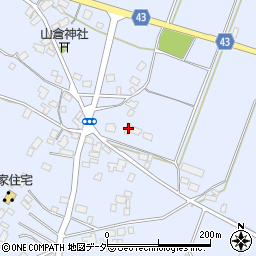 茨城県笠間市安居1878周辺の地図