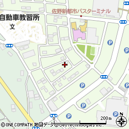 栃木県佐野市越名町2066-4周辺の地図