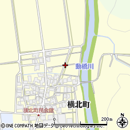 石川県加賀市横北町チ周辺の地図