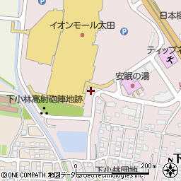 イオンモール太田ＥＡＧＬＥ駐車場周辺の地図