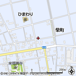 伊勢崎消防団　第十四分団詰所周辺の地図