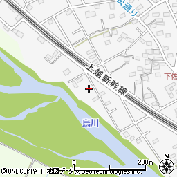 群馬県高崎市下佐野町1038周辺の地図