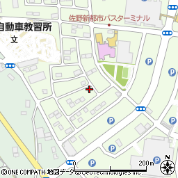 栃木県佐野市越名町2066-5周辺の地図