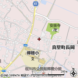 茨城県桜川市真壁町長岡448-3周辺の地図