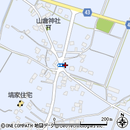 茨城県笠間市安居1884周辺の地図