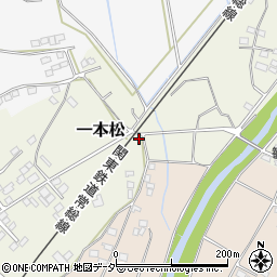 茨城県筑西市一本松1094周辺の地図