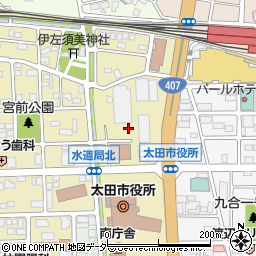 群馬県太田市浜町3周辺の地図