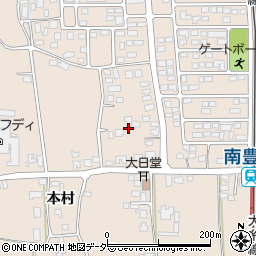 長野県安曇野市豊科2192周辺の地図