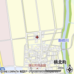 石川県加賀市横北町ハ周辺の地図