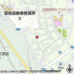 栃木県佐野市越名町2067-1周辺の地図