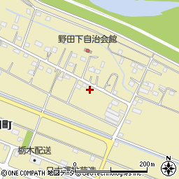 栃木県足利市野田町1412周辺の地図