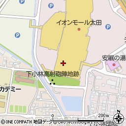 イオンシネマ太田周辺の地図