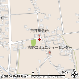 長野県安曇野市豊科吉野周辺の地図