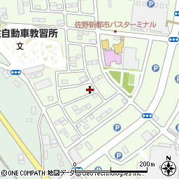 栃木県佐野市越名町2067周辺の地図