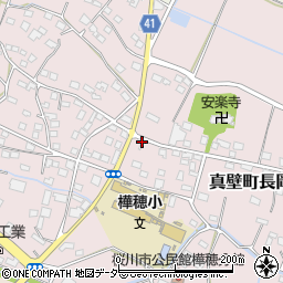 茨城県桜川市真壁町長岡442-1周辺の地図