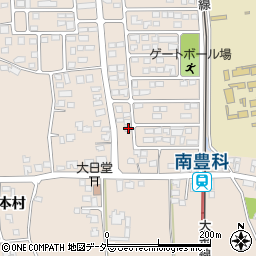 長野県安曇野市豊科本村2212周辺の地図