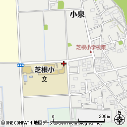 群馬県佐波郡玉村町小泉124周辺の地図