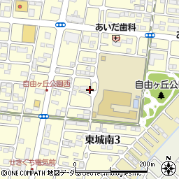 栃木県小山市東城南3丁目周辺の地図
