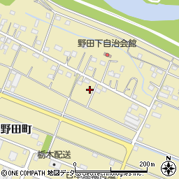 栃木県足利市野田町1349周辺の地図