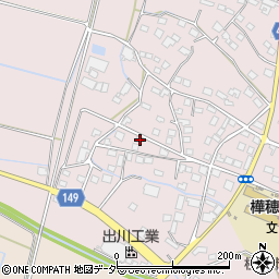 茨城県桜川市真壁町長岡345-6周辺の地図