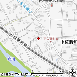 群馬県高崎市下佐野町1011周辺の地図
