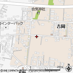 茨城県笠間市吉岡20周辺の地図