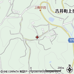 群馬県高崎市吉井町上奥平1097周辺の地図