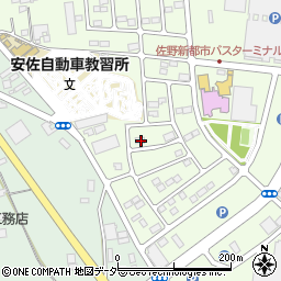 栃木県佐野市越名町2068-7周辺の地図