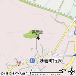 行沢ポンプ場周辺の地図