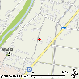 茨城県筑西市一本松1487-3周辺の地図