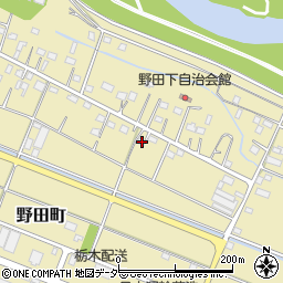 栃木県足利市野田町1354周辺の地図