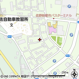 栃木県佐野市越名町2068-5周辺の地図
