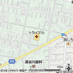ディスカウントストアトライアル太田由良店周辺の地図