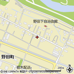 栃木県足利市野田町1351周辺の地図