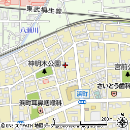 群馬県太田市浜町24周辺の地図