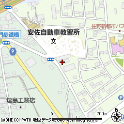 栃木県佐野市越名町1243周辺の地図