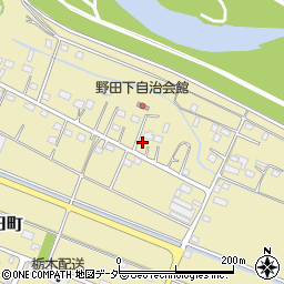 栃木県足利市野田町1408周辺の地図