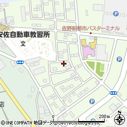 栃木県佐野市越名町2068-3周辺の地図
