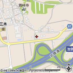 石川県加賀市三木町ハ73周辺の地図