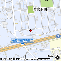 栃木県佐野市若宮下町11-8周辺の地図