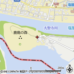 石川県加賀市塩屋町ヘ周辺の地図