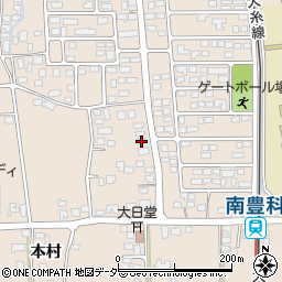 長野県安曇野市豊科本村2202周辺の地図