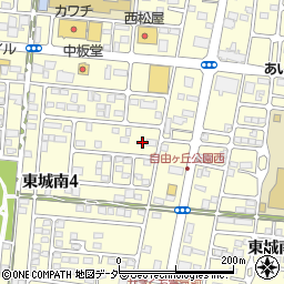 栃木県小山市東城南周辺の地図