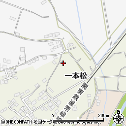 茨城県筑西市一本松1114周辺の地図