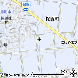 石川県加賀市保賀町周辺の地図