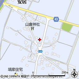 茨城県笠間市安居1898周辺の地図