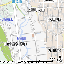 石川県加賀市尾俣町イ43周辺の地図
