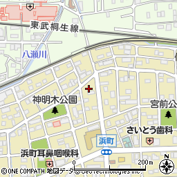 群馬県太田市浜町24-46周辺の地図
